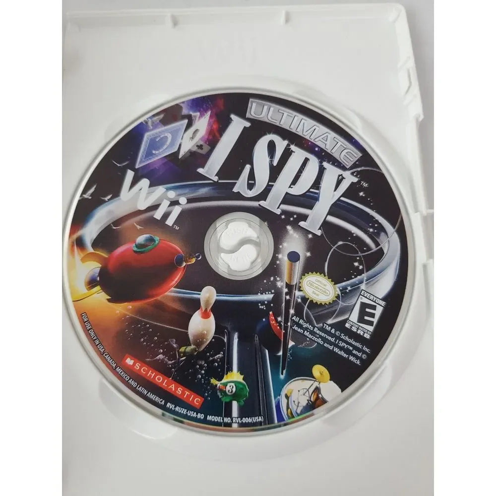 Ultimate I Spy (Nintendo Wii, 2008)‎ Game Complete Tested
